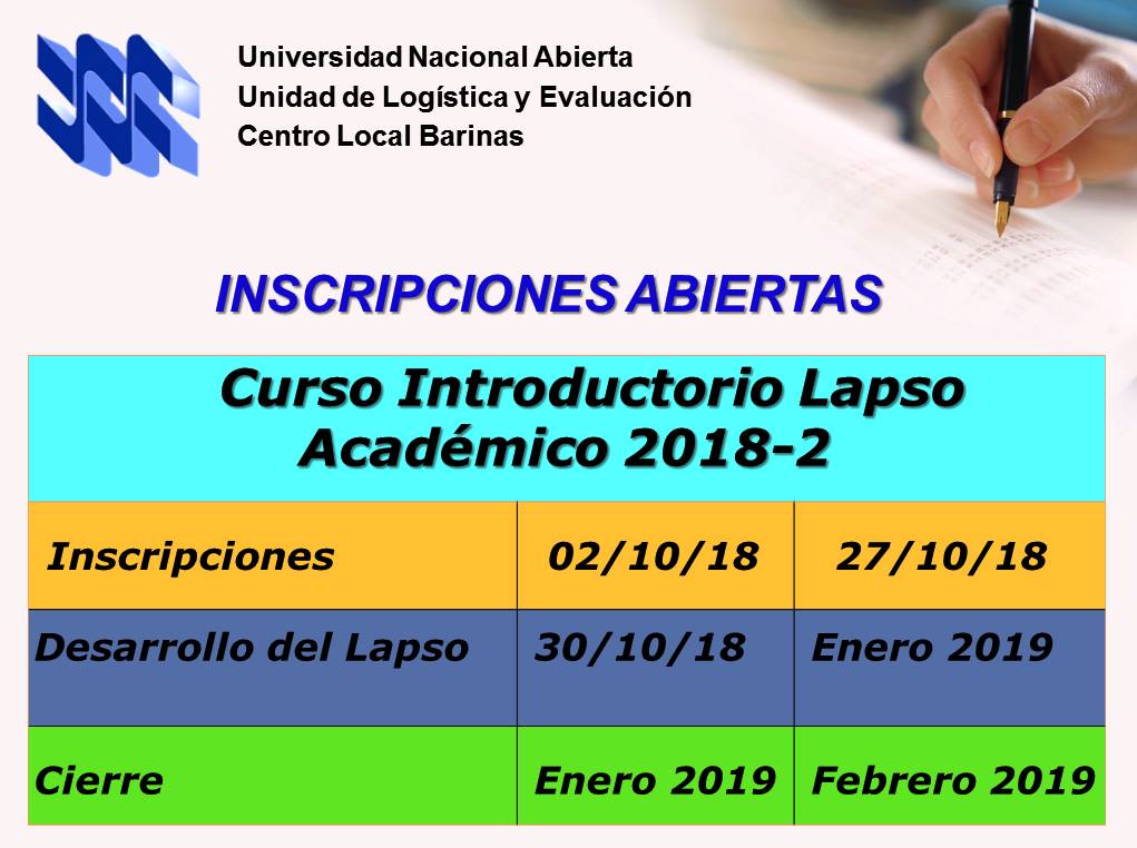 Curso introductorio 2018-2